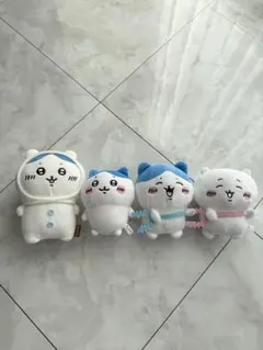 ハチワレ&ちいかわぬいぐるみ4体セット