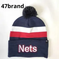 【‘47】NBA ブルックリン ネッツ ボンボン ニットキャップ（新品）のサムネイル
