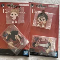 ハイキュー 一番くじ E賞 G賞 アクリルスタンド チャーム 夜久衛輔 西谷夕