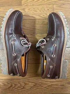 箱付き新品級】Timberland 3eye ブラウン 27cm - メルカリ