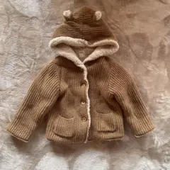美品　baby GAP クマさん耳フード付きアウター 18-24ヶ月