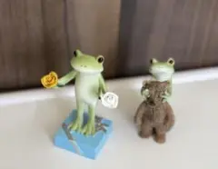 カエル コポー ダイカイ バラの花 クマ 目隠し