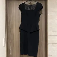 ZARA BASIC ペプラムワンピース ブラック