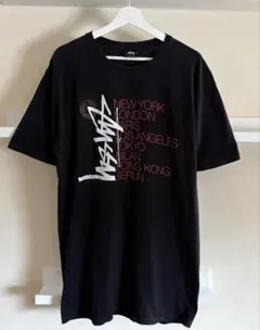 Stussy ステューシー ワールドツアー y2k 黒 サイズL