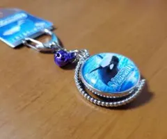 【新品】くるくるキーホルダー 鴨川シーワールド ロイヤルパープルの鈴付きのサムネイル