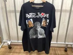 2PAC Poetic Justice Tシャツ ブラック サイズ2XL