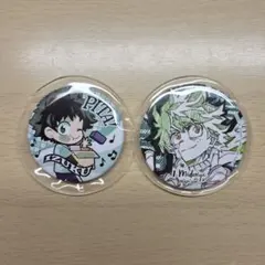 僕のヒーローアカデミア 緑谷出久 缶バッジ 2個セット