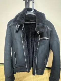 ZARA MAN フェイクファー ジャケット