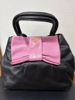 PRADA レザーハンドバッグ　2way
