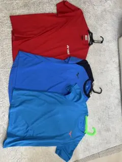 YONEX・MIZUNO テニスTシャツ 3枚セット Sサイズ