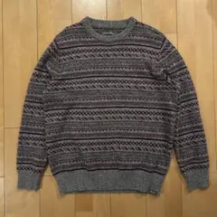Eddie Bauer ニットセーター グレー 古着 L 00s