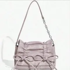 SHEINリボンピンクバック