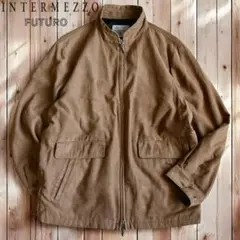 03M742◯ INTERMEZZO ダーバン スエード調 ジャケット XLのサムネイル