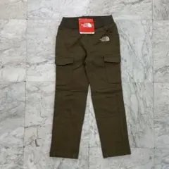 ノースフェイス　カーゴパンツ　カーキ　キッズ　110 刺繍ロゴ　長ズボン