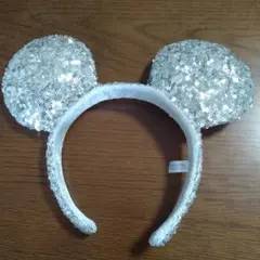 ミッキー型スパンコールカチューシャ