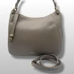 상태좋음 FURLA 후루라 가죽 2way 숄더백 그레이