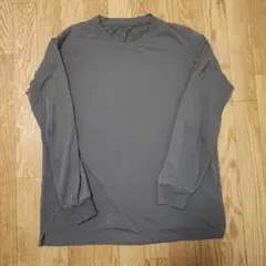 エアリズムコットンUVカットクルーネックＴ（長袖）XL