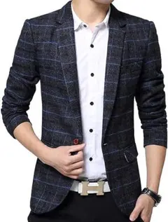 ジャケット メンズ 秋 スーツ テーラードジャケット ビジネス カジュアル 紳士