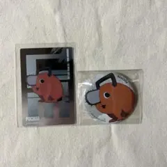 チェンソーマン　ポチタ　缶バッジ　メタルカード　ベースヤードトーキョー