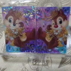 ディズニーキャラクターズ　ウエハース　チップとデールスペシャルカード