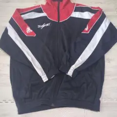 ZEUS SPORT ジャージ L ネイビー/レッド