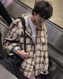 ジゼル着用 Supreme mini plaid hooded shirt - メルカリ