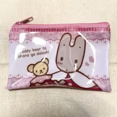 サンリオキャラクターズ フラットポーチ マロンクリーム