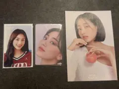 【3個セット】TWICE ジヒョ ステッカー&トレカ&ポストカード