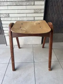 秋田木工 スタッキングスツール チェア 剣持勇　座面張り替え/DIY用のサムネイル