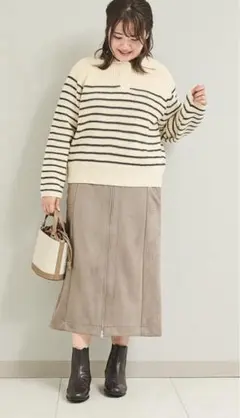 しまむら komachi スカート 6L 大きいサイズ ナロースカート 4L