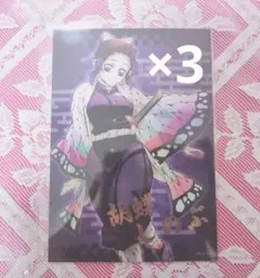 鬼滅の刃　トレーディング箔押しブロマイド　胡蝶しのぶ