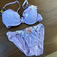 ラベンダー D70ブラジャー Mショーツ セット