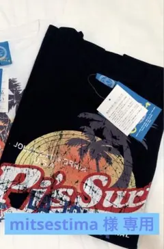 PJ’S SURF ピージェーズサーフ　メンズ　Tシャツ　黒Lサイズ　②のサムネイル