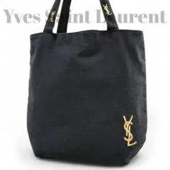 Yves Saint Laurent イブサンローラン トートバック YSL刺繍