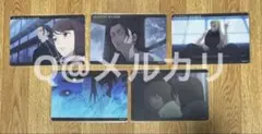 呪術廻戦　懐玉・玉折　アニメ場面写クリアカード　夏油傑・家入硝子・九十九由基