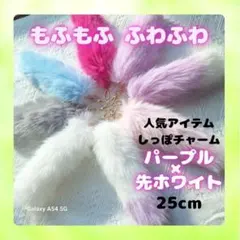 629 もふもふ しっぽキーホルダー ファー キーホルダー　バッグチャーム
