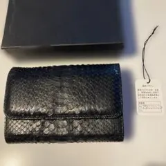 C*W様 t.mbh 葉合せ 名刺カード リザード ブラック 名刺入れ tmbh