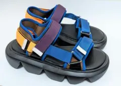 【美品】【MANA】（マナ） カラーベルクロ　スポーツサンダル シャークソールのサムネイル