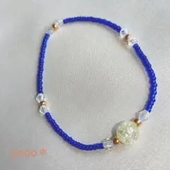 ▲底値▲ブレスレット ビーズ No.5 (コバルトブルー)