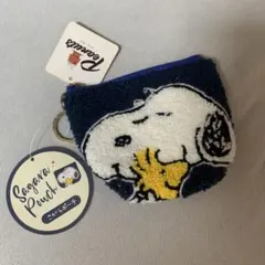 新品　スヌーピー　サガラポーチ　刺繍　クラッチ