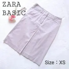 美品 ザラベーシック タイトスカート くすみピンク XS [AP]