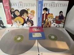 LD-BOX1+2～完結★姫ちゃんのリボン～テレカ２枚+ピンナップ３枚+資料集2