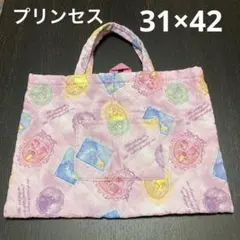 ま*ぴ様 O-4【新品未使用】入学／入園準備　プリンセス柄　手提げバッグ／レッス