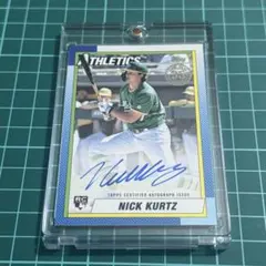 2025 Topps finest NICK KURTZ auto ニックカーツ - メルカリ