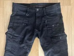 HIDEAWAYS NICOLE ニコル カーゴパンツ ブラック 多ポケットのサムネイル