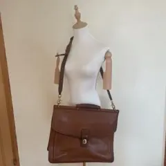 オールドコーチ　レザー ビジネスバッグ ブラウン