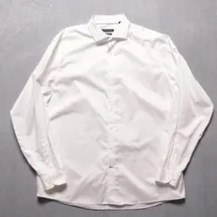 美品 TOMMY HILFIGER 3254 長袖シャツ XXL 白
