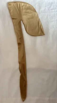 ベロア素材 ドゥーラグ ゴールド