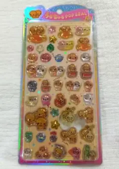 なっとうちゃん うるちゅるポップシール　うるちゅる クラックス　ボンボンドロップ