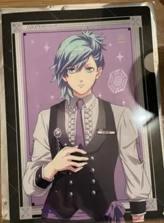 ココス コラボ クリアファイル タブナイ　藍　嶺二　蘭丸